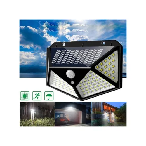 Lampa LED solara de perete cu senzor de miscare 3m si panou solar integrat — imaginea 6
