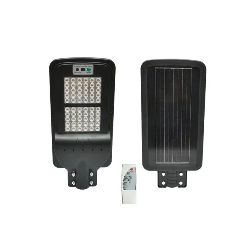 Lampa LED solara stradala 60W 6V IP65 cu panou monocristalin si senzor de miscare