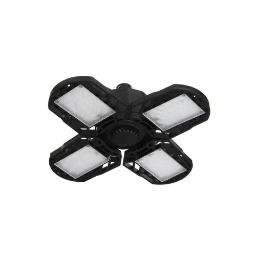 Lampa LED solara suspendata 28W 900lm cu 4 panouri rabatabile si telecomanda
