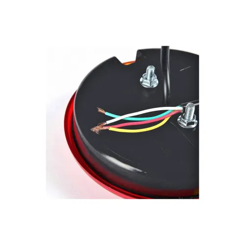 Lampa LED stop remorca rotunda 140mm 12V-24V pozitie, stop si semnalizare — imaginea 4
