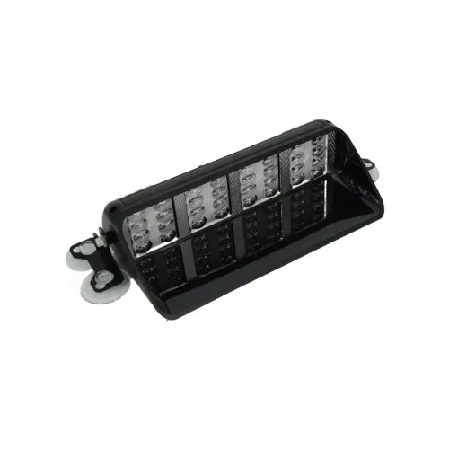 Lampa LED stroboscopica pentru parbriz ROSU-ALBASTRU 48W — imaginea 2