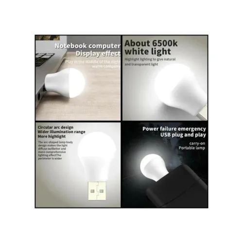 Lampa mini bec LED USB — imaginea 4