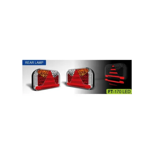 Lampa spate 240x140, 5 functii, cu mers inapoi, LED, dreapta, NT Fristom — imaginea 7