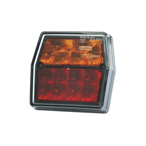 Lampa spate auto LED 3 functii pozitie frana semnalizare 99.6x93 mm 12-24V Fristom