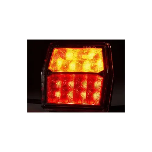 Lampa spate auto LED 3 functii pozitie frana semnalizare 99.6x93 mm 12-24V Fristom — imaginea 4