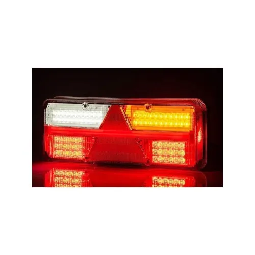 Lampa spate auto LED 6 functii dreapta semnalizare dinamica ceata mers inapoi pozitie frana 400x153 mm 12-36V Fristom — imaginea 4