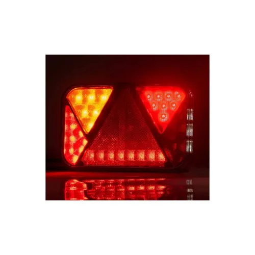 Lampa spate auto LED 6 functii pozitie frana semnalizare ceata iluminare numar 200x130 mm 12V Fristom L TB PM — imaginea 6