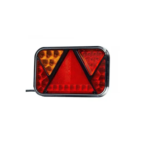Lampa spate auto LED 6 functii pozitie frana semnalizare ceata iluminare numar 200x130 mm 12V Fristom L TB PM