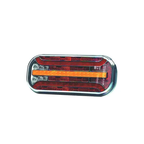 Lampa spate auto LED 6 functii semnalizare dinamica iluminare numar ceata 214x95 mm 12-36V Fristom PM LED Di