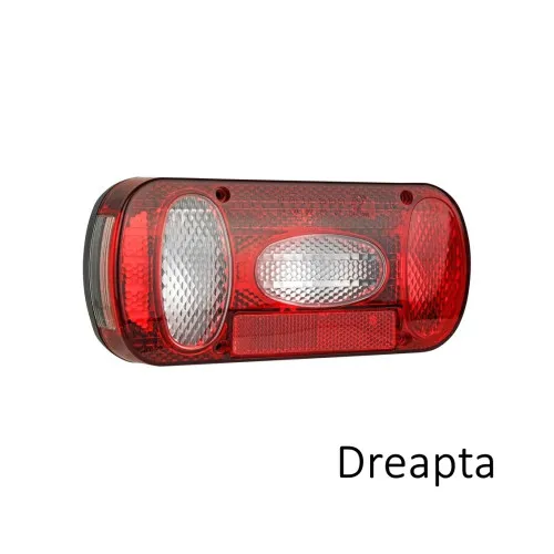 Lampa spate auto/remorca stanga sau dreapta cu becuri 12V stop, semnalizare, pozitie, mers inapoi sau ceata si iluminare numar — imaginea 4
