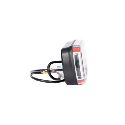 Lampa spate LED 6 functii 12V-24V cu ceata si iluminare numar mufa Fristom PM — imaginea 5
