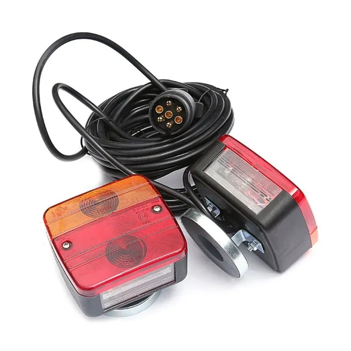 Lampa spate pentru remorca auto, cu magnet, set 2 lampi