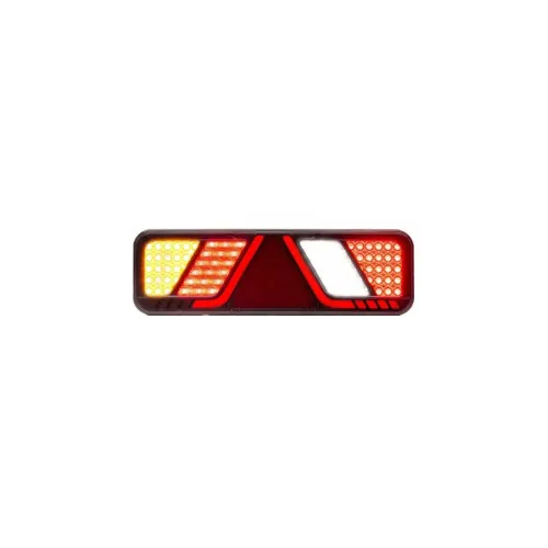 Lampa stop 450x138, 24V, LED, 6 functii, ceata, mers inapoi, cu triunghi, stanga/dreapta — imaginea 3