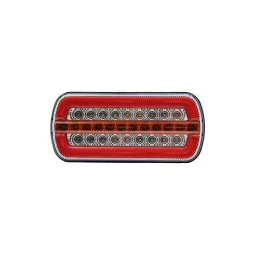 Lampa stop auto LED cu semnalizare dinamica 4 functii 12V/24V 222x50x100 mm