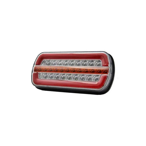 Lampa stop auto LED cu semnalizare dinamica 4 functii 12V/24V 222x50x100 mm — imaginea 2
