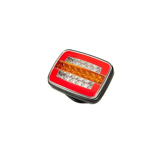 Lampa stop auto LED cu semnalizare dinamica 4 functii 24V 125x95x35 mm — imaginea 2