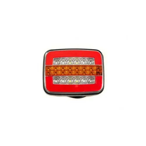 Lampa stop auto LED cu semnalizare dinamica 4 functii 24V 125x95x35 mm