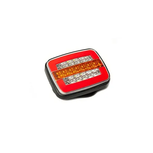 Lampa stop auto LED cu semnalizare dinamica 4 functii 24V 125x95x35 mm — imaginea 3