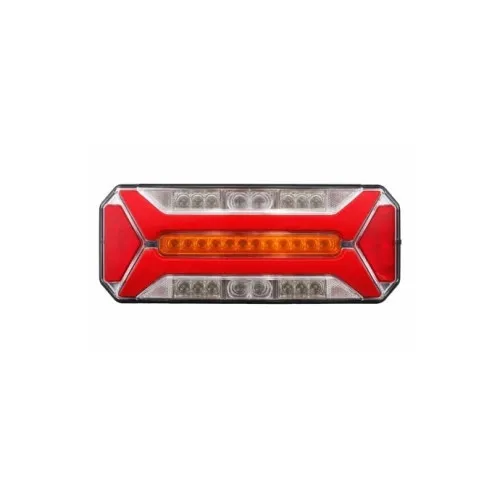 Lampa stop auto LED cu semnalizare dinamica 5 functii 12V/24V 355x135x50 mm