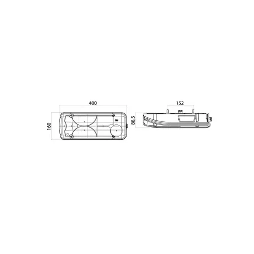 Lampa stop auto pentru camion remorca partea stanga cu mufa in dreapta 5 functii BC — imaginea 4