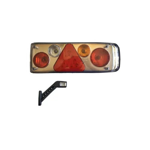 Lampa stop camion cu bec si lampa gabarit LED stanga dreapta 24V 370x120 mm