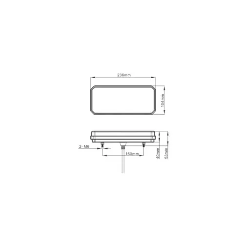 Lampa stop camion LED cu semnalizare dinamica 12-24V — imaginea 3