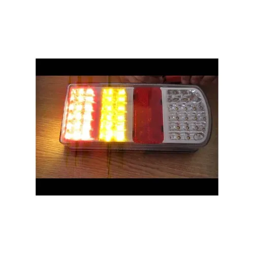 Lampa stop camion LED dreapta 12V 230x105x55 mm omologata E-mark Cod: DF TRL006 — imaginea 2