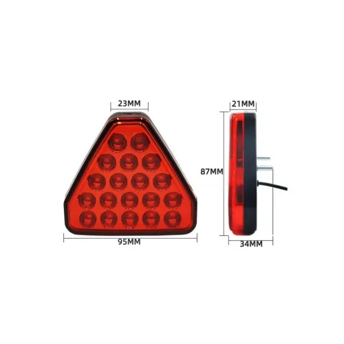 Lampa stop frana LED frana F1 Lumina Rosie — imaginea 2