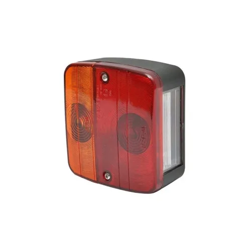 Lampa stop remorca patrata cu iluminare numar 12V-24V stanga / dreapta omologata E11 — imaginea 2