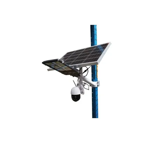 Lampa stradala LED solara 300W 6000K cu panou solar 60W camera 4G PTZ si baterie 16000mAh — imaginea 3