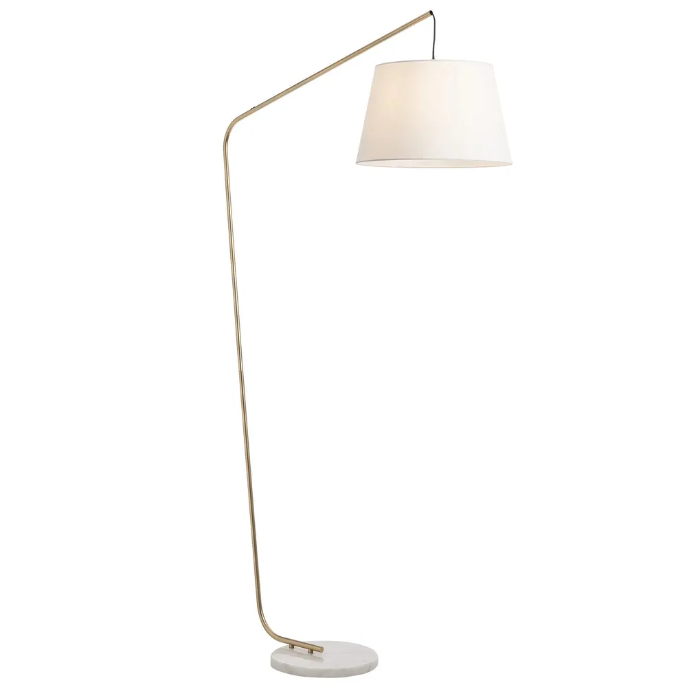 Lampadar Kermit 01-3077, 1 x E27, 1800 mm, auriu + bej, modern