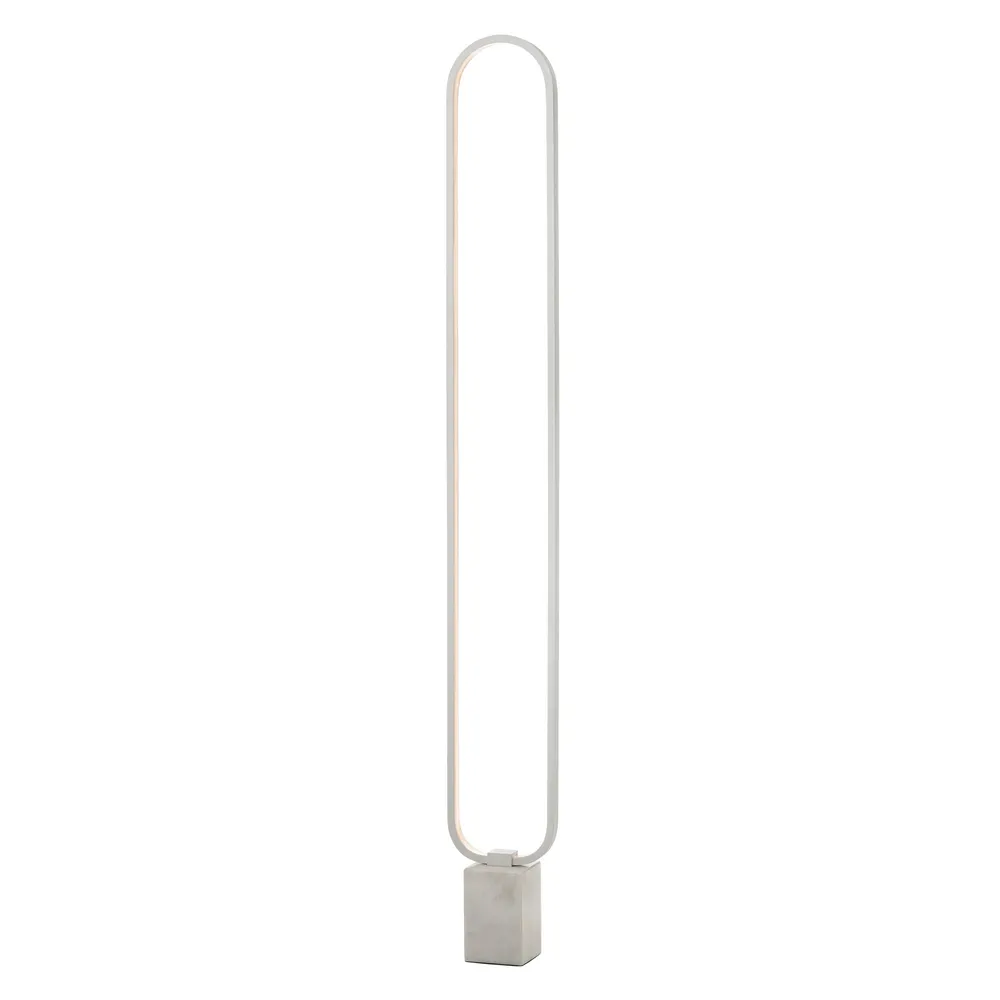 Lampadar LED Ado 01-3061, 24 W, 1200 lm, lumina calda, 1490 mm, alb, modern
