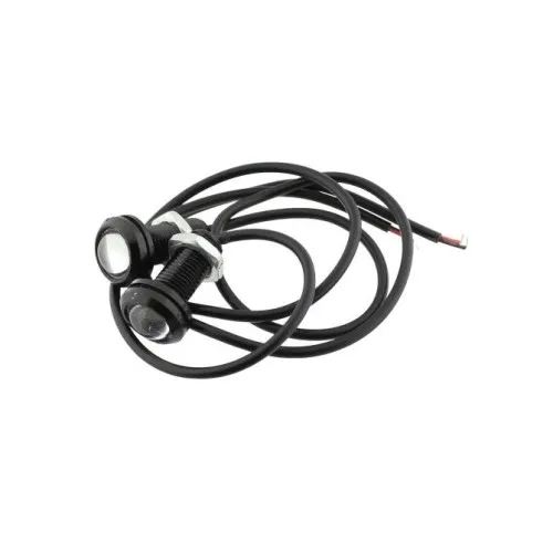Lampi LED DRL 23mm 1.5W 12V lumina alba — imaginea 5