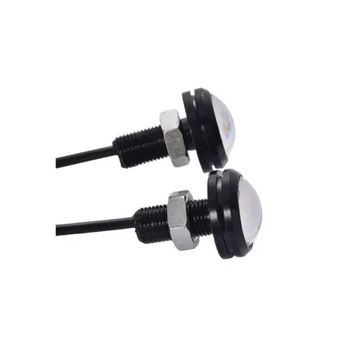 Lampi LED DRL 23mm 1.5W 12V lumina alba — imaginea 4
