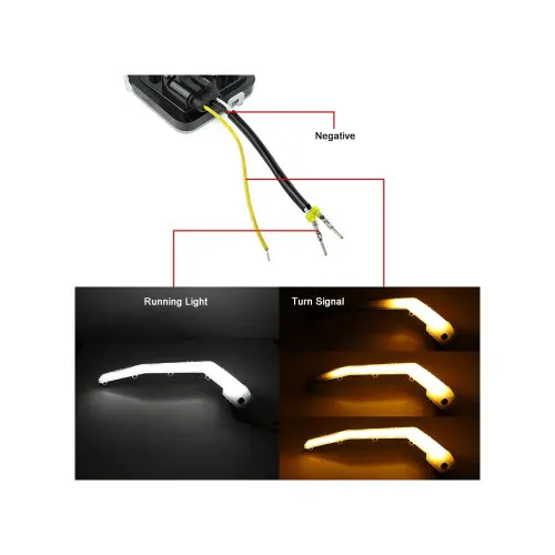 Lampi LED DRL cu semnalizare compatibile Can-Am Maverick X3 2017-2023 set 2 bucati — imaginea 7