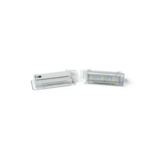 Lampi LED portiera compatibile BMW 6 LED albe + 3 LED-uri rosii