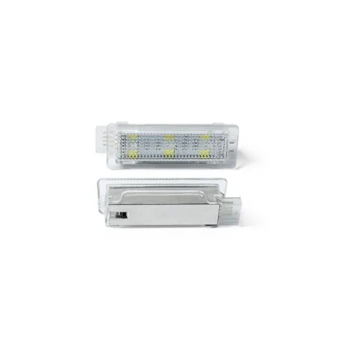 Lampi LED portiera compatibile BMW 6 LED albe + 3 LED-uri rosii — imaginea 2
