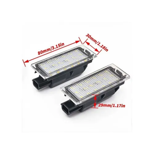 Lampi numar LED compatibile Dacia Sandero II 2012-> — imaginea 5