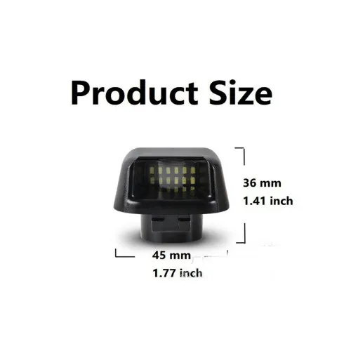 Lampi numar LED compatibile Nissan Navara D40 2005-2016 — imaginea 4