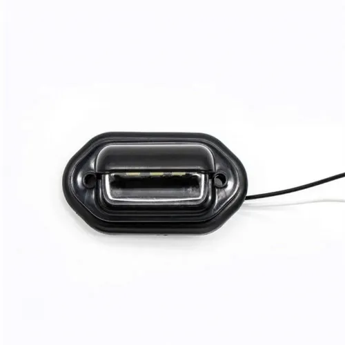Lampi numar LED universale carcasa neagra 12V-24V alb rece — imaginea 4