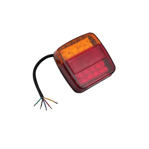 Lampi stop LED stanga dreapta 5 functii cu iluminare numar 110x105 mm — imaginea 2