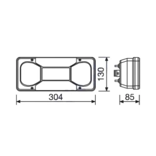 Lampi stop spate compatibile Iveco Daily cu mufa tata 5 pini — imaginea 6