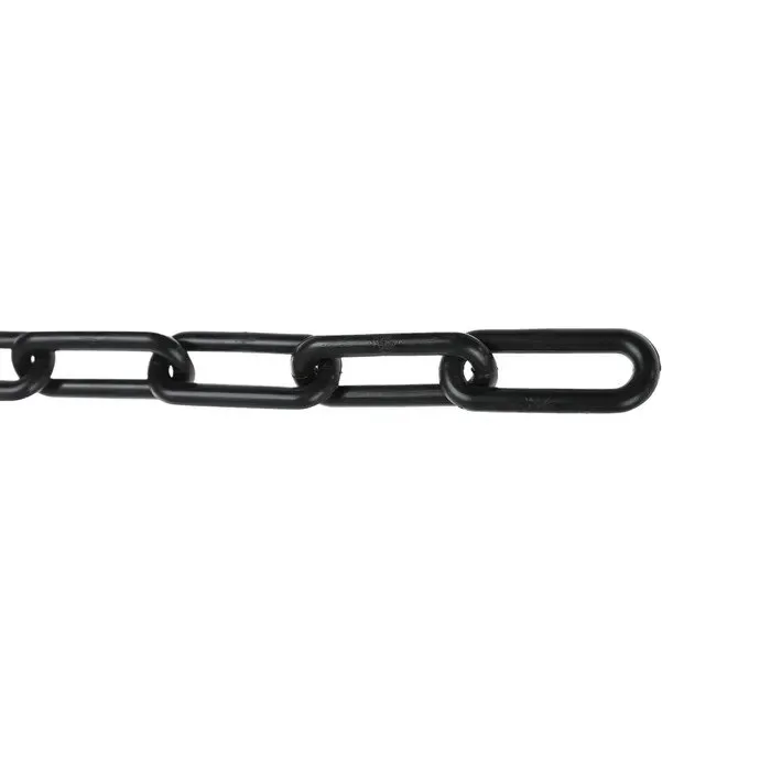 Lant din plastic, Vormann, pentru bariera, cu za ovala, negru, 10 mm