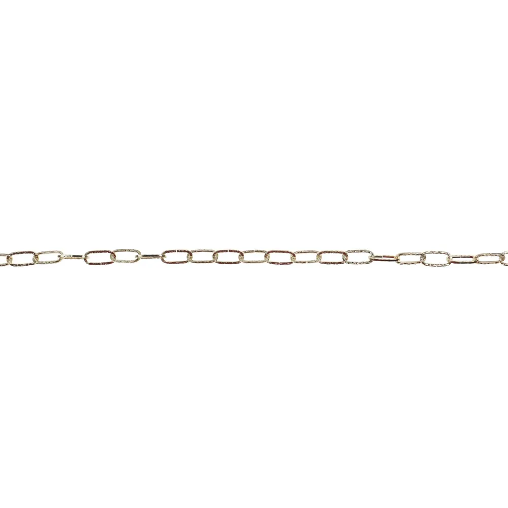 Lant din tabla pentru uz casnic, auriu, 2 mm
