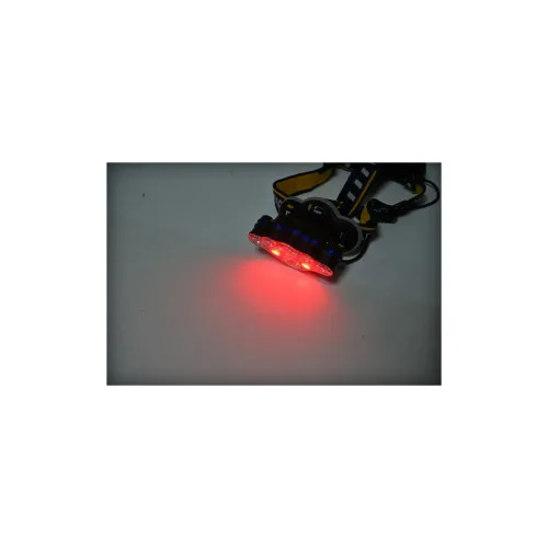Lanterna frontala de cap cu 8 LED-uri, 3 moduri iluminare, baterie 2200mAh reincarcabila USB Crownman — imaginea 7
