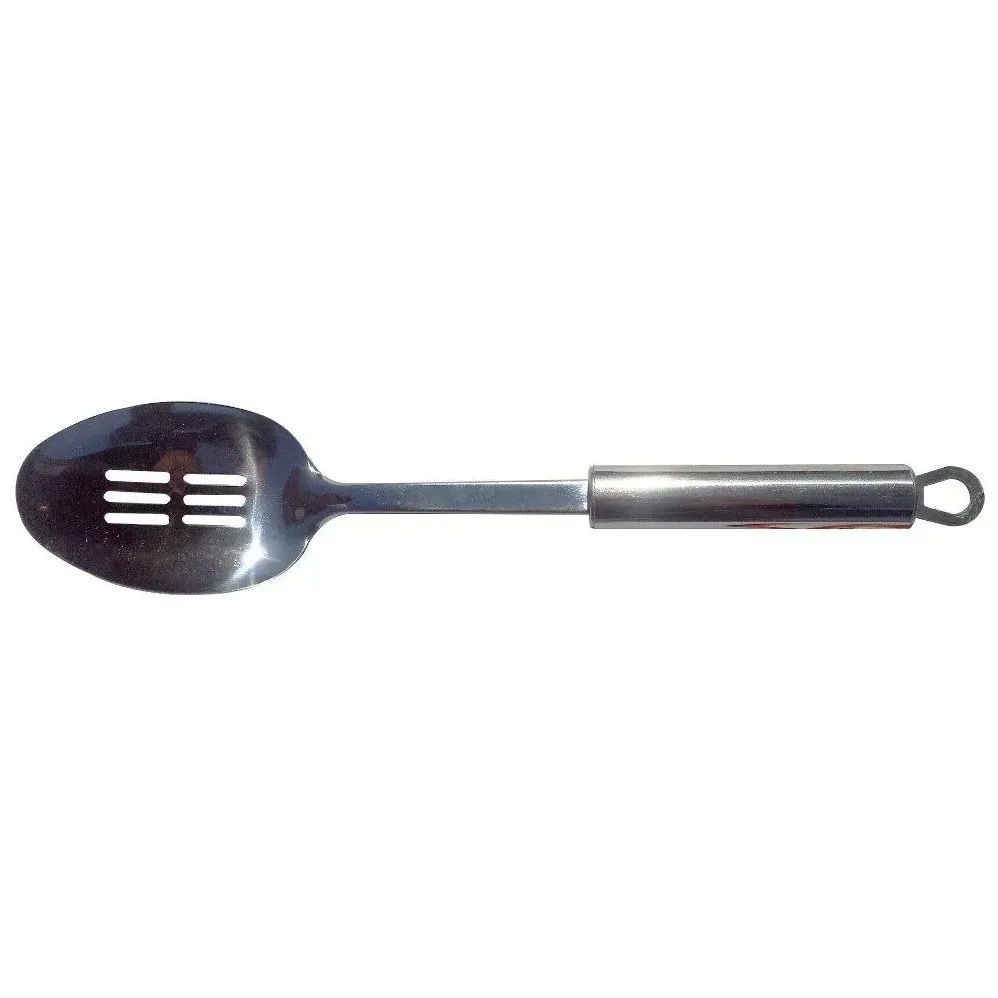 Lingura mare, cu gauri, inox, 30780087, 7 x 5 x 34 cm