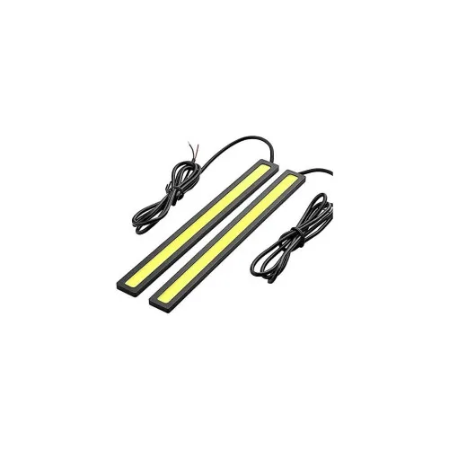 Lumini de zi DRL LED COB 20.5 cm lumina alba — imaginea 3