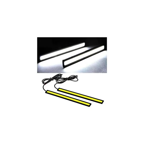Lumini de zi DRL LED COB 20.5 cm lumina alba — imaginea 4