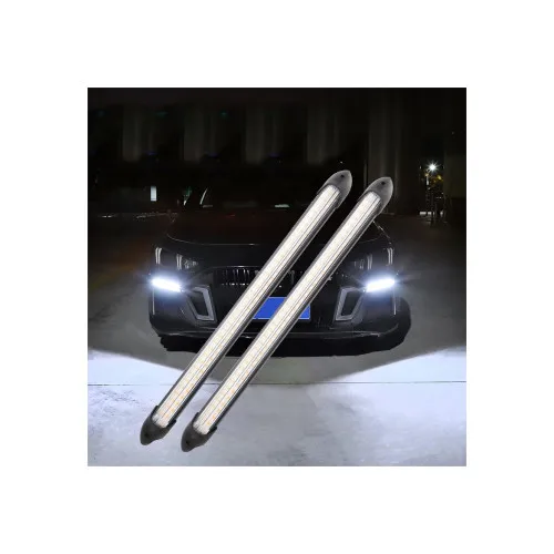Lumini LED DRL 16 cm 12V cu semnalizare dinamica set 2 bucati — imaginea 2