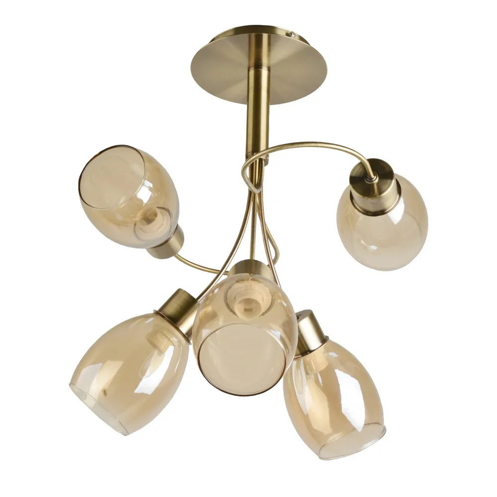Lustra Ambry LY-3495, 5 x E14, bronz, clasic